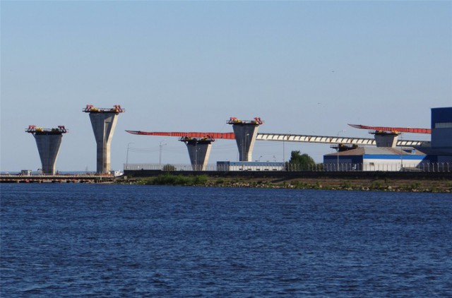 Строительство ЗСД в Петербурге.