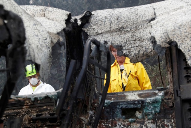 Фотографии последствий самого смертоносного пожара в Калифорнии