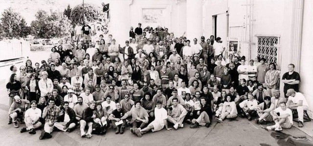 Фото со съёмок фильма: "День независимости", 1996