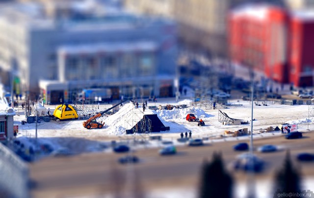 Игрушечный Новосибирск