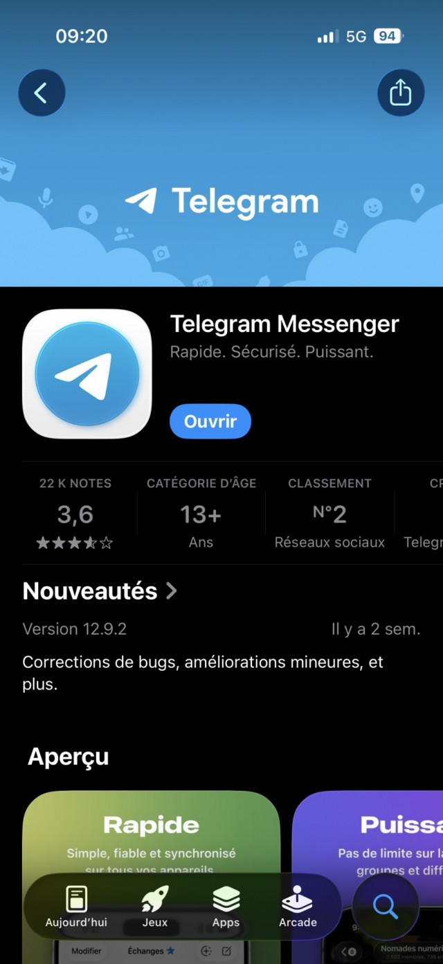 Apple заблокировала Telegram