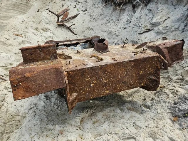 На Балтийской косе найден редчайший танк вермахта «Рысь»
