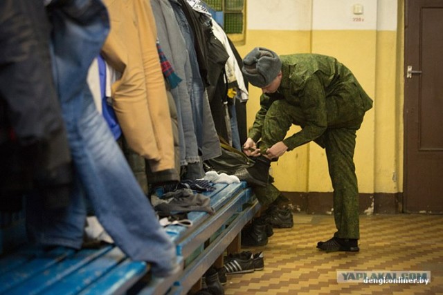 Один день призывника в белорусской армии.