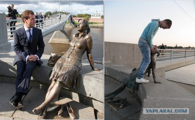 Как НЕ надо фотографироваться с памятниками.