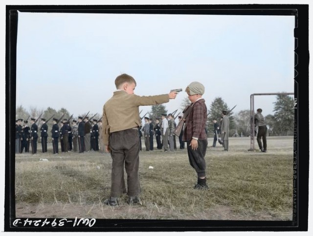 Архивные фотографии в цвете