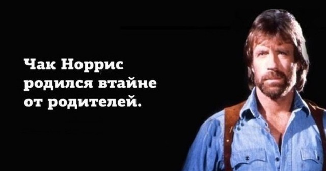 С днём рождения Крутой Чак Норрис!