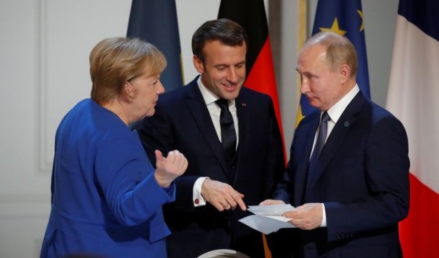Путин, Меркель и Макрон решили обсудить Донбасс без Зеленского