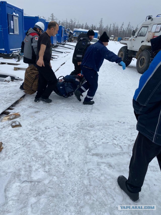 Медведь напал на двух вахтовиков