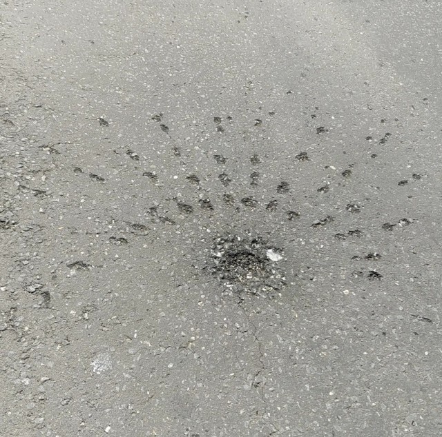 Видео прилета по мосту