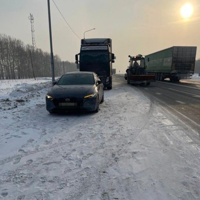 Водитель фуры найден