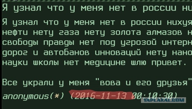 ЯП разбудил Шнура и он написал стих