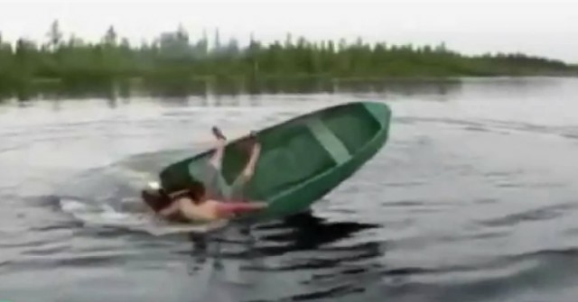 Охотничья складная лодка СССР