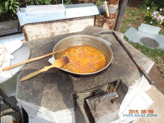 Готовим на даче. Сырне было.