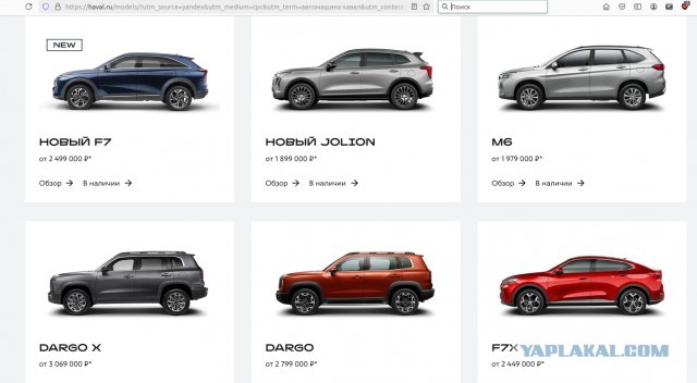 Цены на отечественные авто в Китае и России