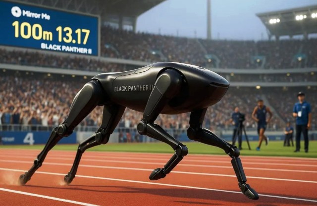Робопёс Black Panther II из Китая стал самым быстрым четвероногим роботом в мире