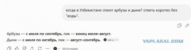 Узбеки знают толк в арбузах.