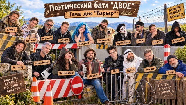 Двое, поэтический батл