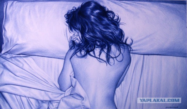 Невероятные картины, написанные обычной шариковой ручкой