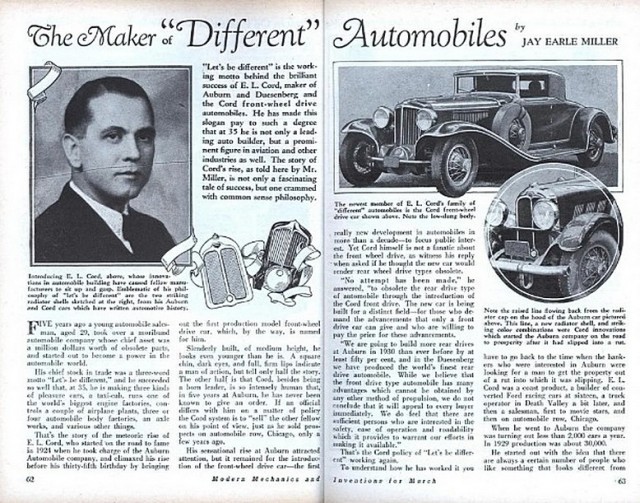 1930 Cord L-29. Автопятница №60