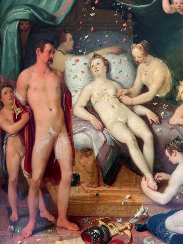 Замечательная картина «Марс и Венера» (1599 г.) голландского художника Корнелиса ван Харлема