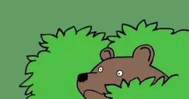 Где медведь.