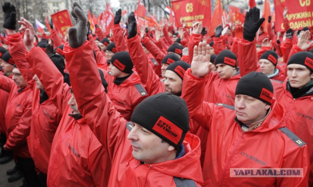 Митинг в Москве превратился в марш предателей