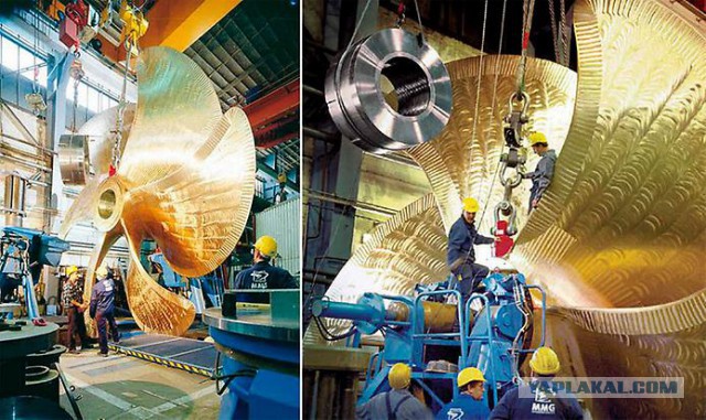 Самые большие корабельные винты