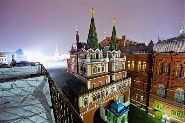 Ночная Красная площадь