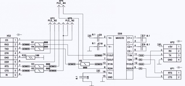USBtoRS232 переходник. Сборка на коленке.
