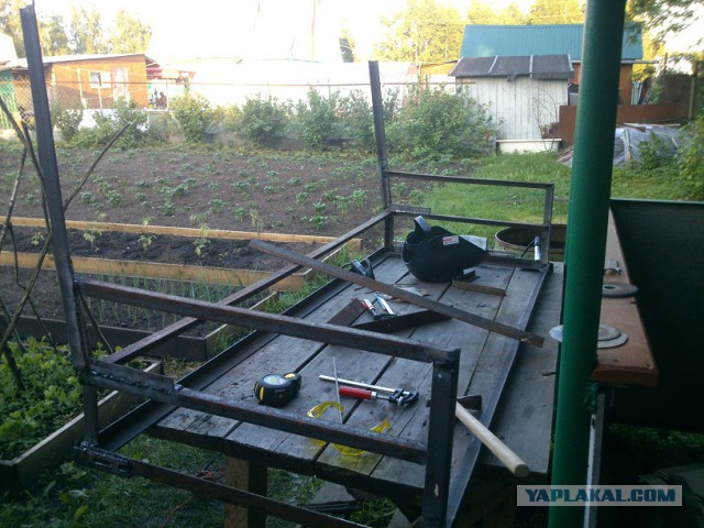 Очередное рукожопство дачных качалей