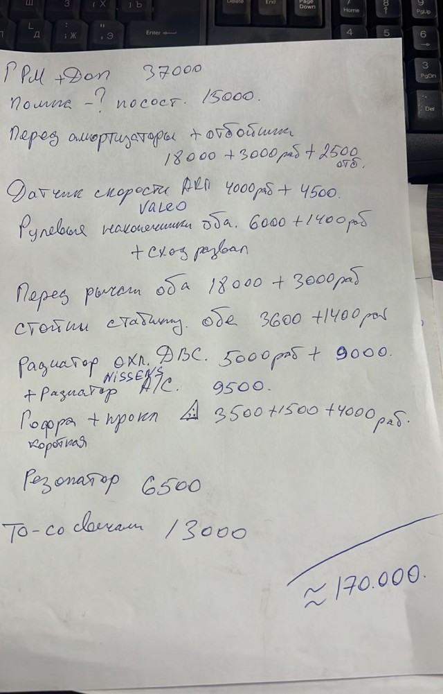 Большое ТО Дастер