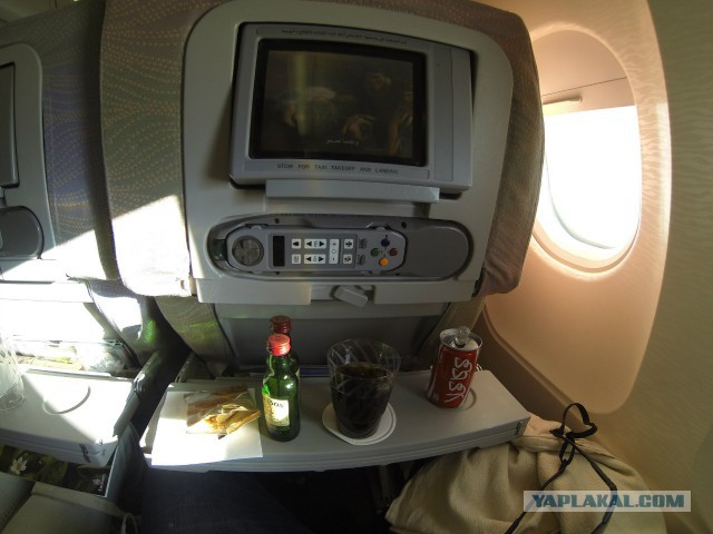 Чем кормят в самолетах Emirates