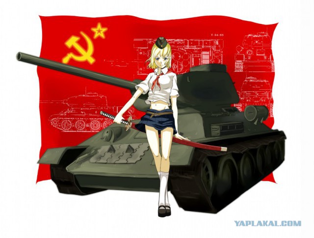 Девочка и добрый танк