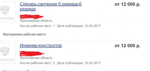 Работа для бедняков, налетай!