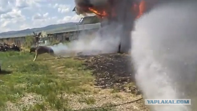 Дом в огне