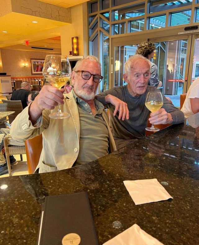 На пенсии...