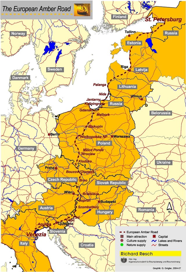 От Балтики до Адриатики на велике... ЯнтарнаЯ ДорогА
