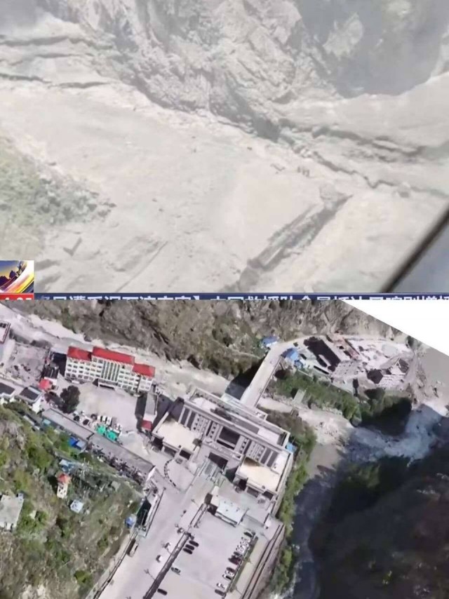 На погранпереход между Китаем и Непалом сошел оползень
