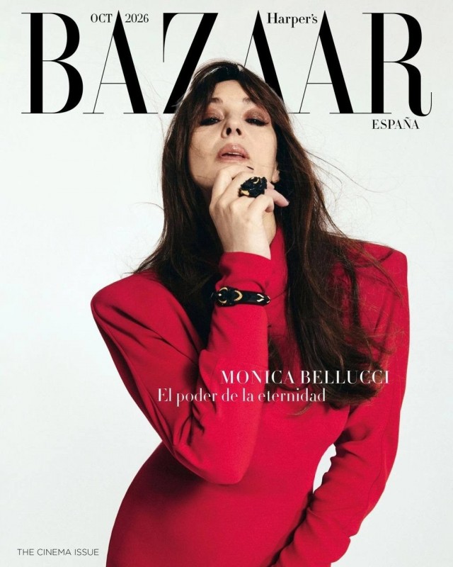 Monica Anna Maria Bellucci для Harper’s Bazaar España.