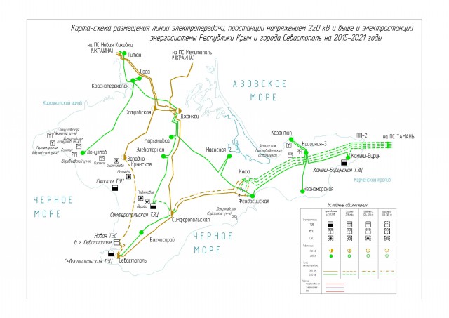 В 2016 Крым избавится от энергозависимости Украины