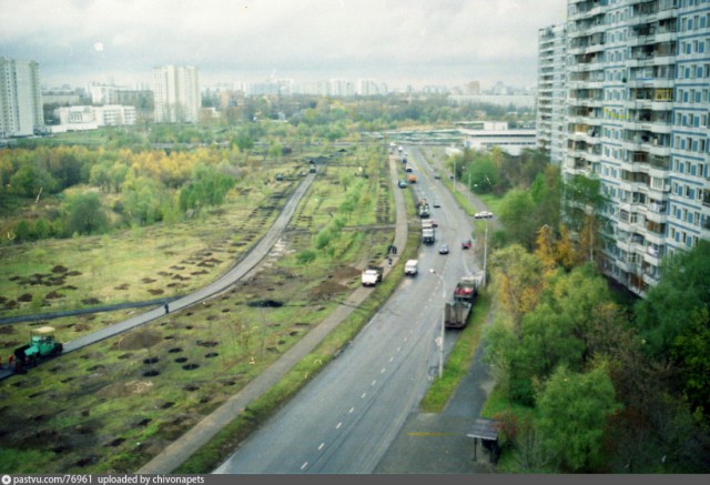 Прогулка по Москве 2000 года