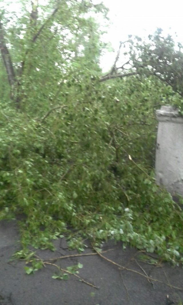 Ураган (сильный шквал) в Нижнем Тагиле