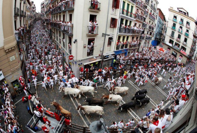 Слабоумие и отвага: забег быков на фестивале Сан-Фермин в Испании
