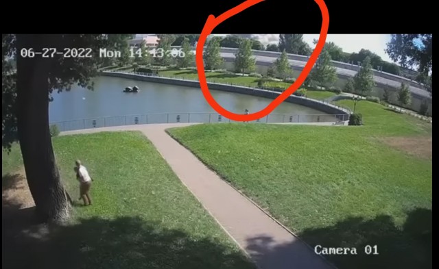 Видео  с камер видеонаблюдения во время  удара по Кремнчугу