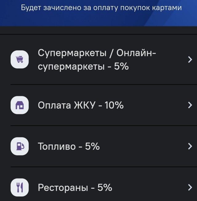 Первый день месяца: Не забываем выставить категорию кэшбеков!