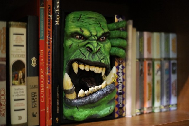 Делаем book nook орг из WARCRAFT из полимерной глины