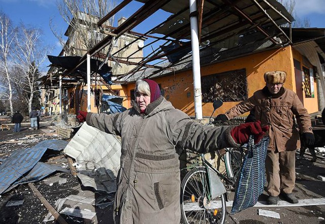 Здесь было Дебальцево