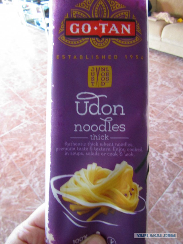 Лапша "удон" с кальмарами:)