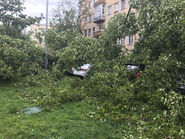 В Москве ураган!