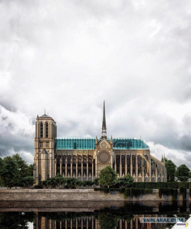 Парижские архитекторы предложили проект реставрации Нотр-Дама